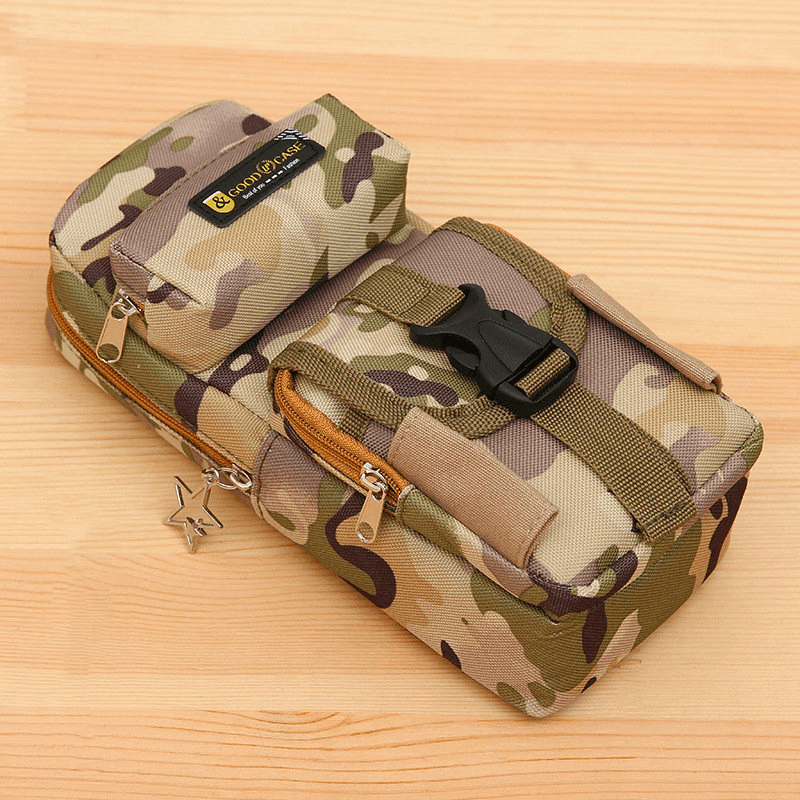 Army Fan Pencil Case Men'S Canvas Pencil Case