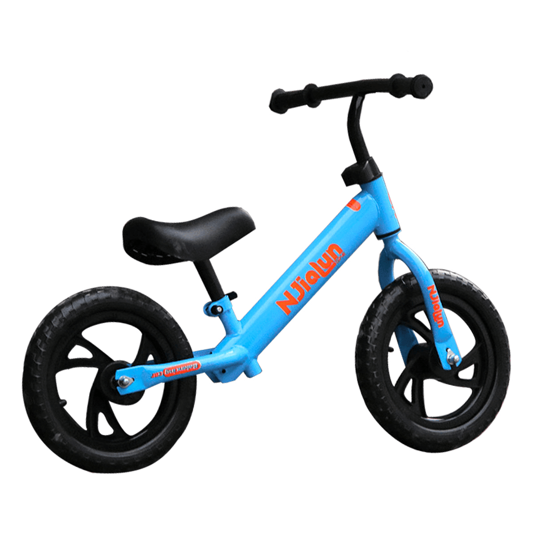 12Inch Kid Balance Bike Adjustable Height No-Pedal Childrens Balance Bike Beginner Rider Training Push Bike for 2-6 Years Old Christmas Gift