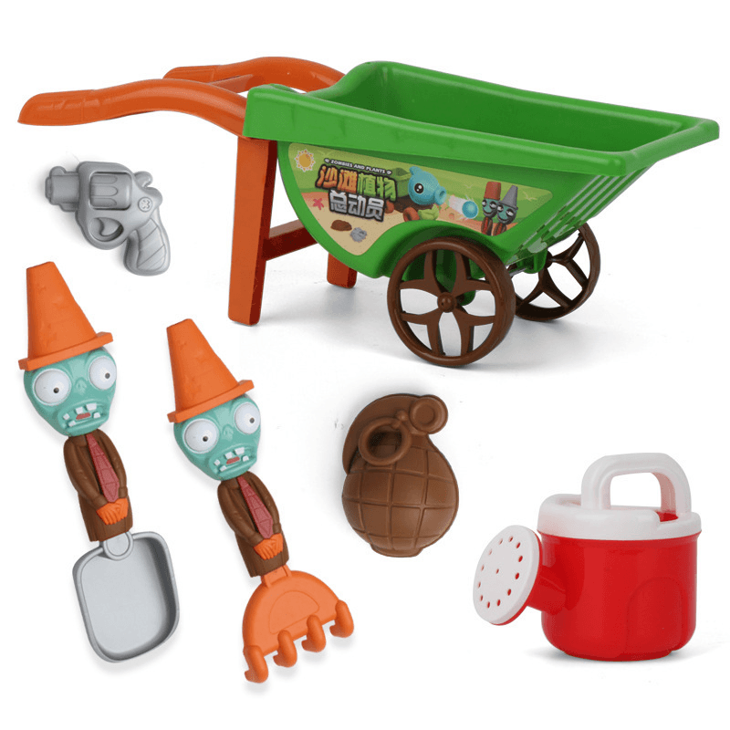 Large Beach Toy Car Plant Story Summer Thicken Beach Set