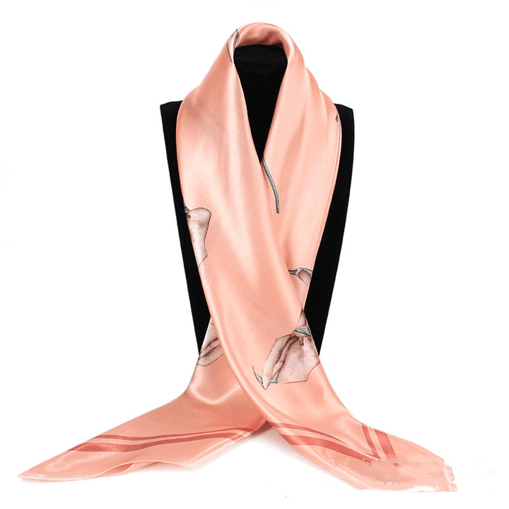 Silk Scarf Women 90X90Cm Silk Large Square Scarf