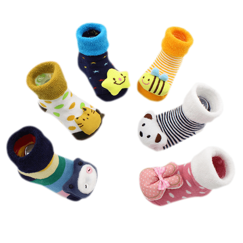 Stitching Doll Socks Baby Baby Floor Socks