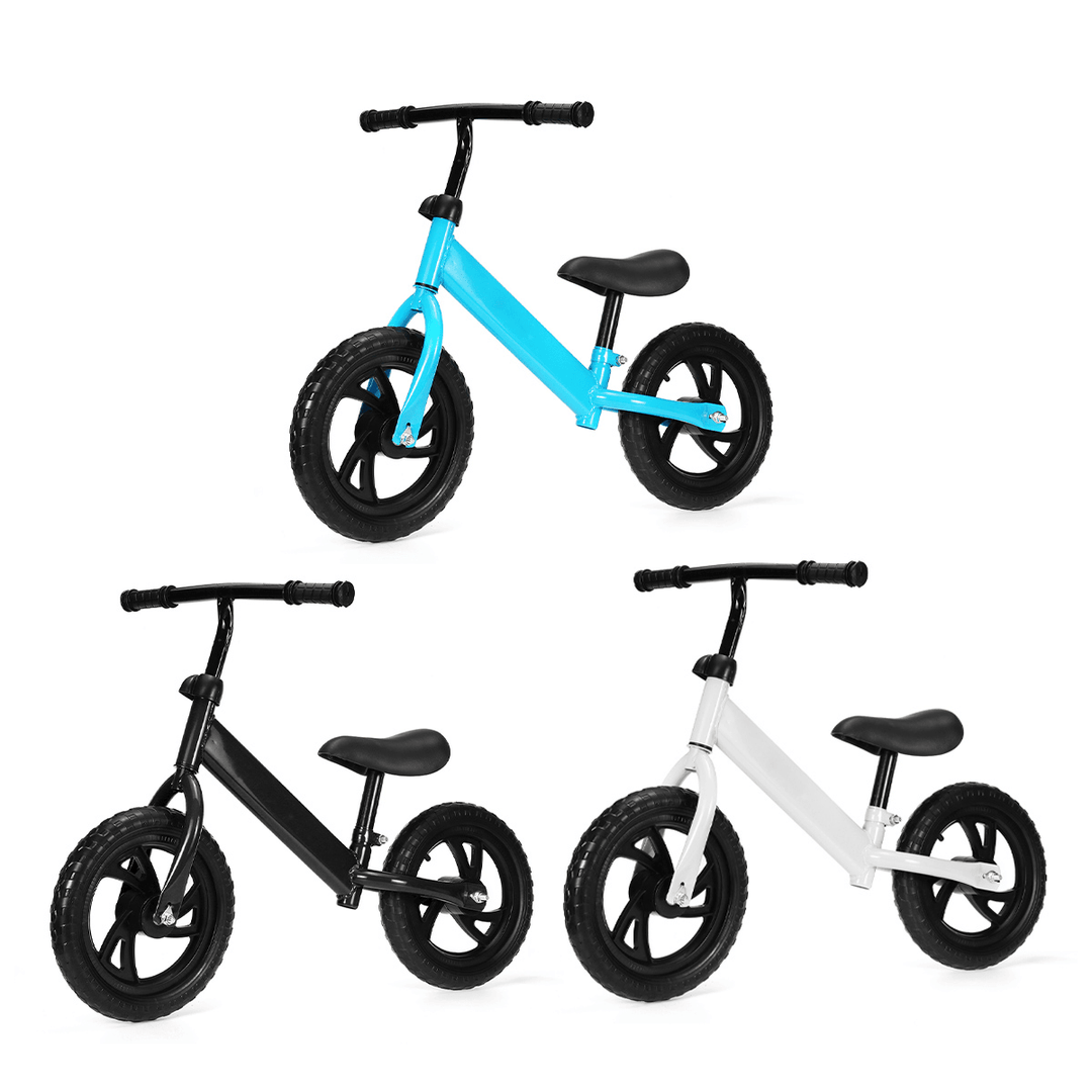 12Inch Kids Toddler No Pedal Balance Bike Adjustable Seat Walking Training Bicycle Kids Christmas Gift