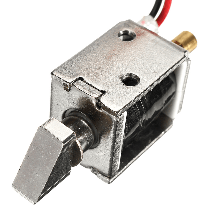 12V DC 0.43A Mini Electric Bolt Lock Push Pull Solenoid Cabinet Lock 4Mm Stroke