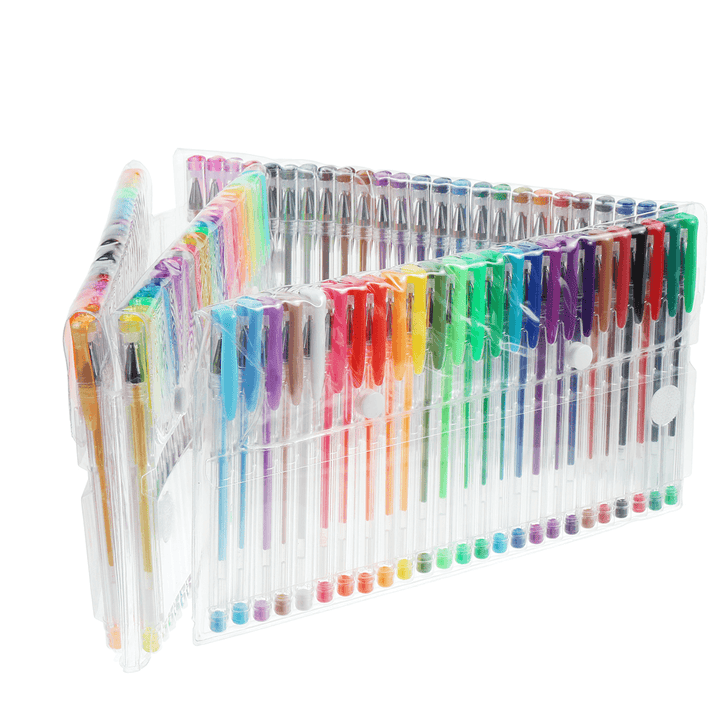 48/100 Colours Set Gel Pens Art Books Markers Glitter Neon Metallic Art Pens