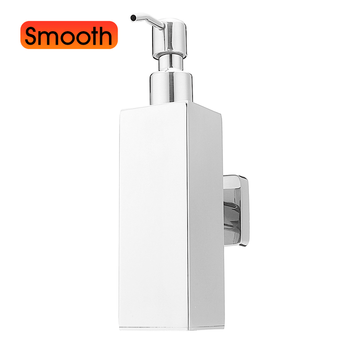 Stainless Steel Hand Soap Dispenser Liquid Bottle Holder Wall Mounted Bathroom Storage