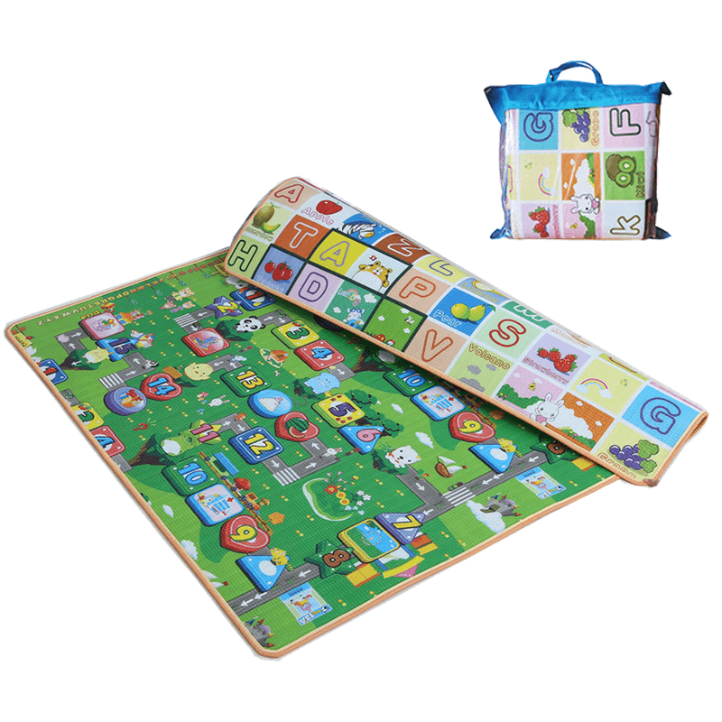 1.2/1.5/2X1.8M Waterproof Non-Slip Baby Kids Floor Play Mat Children Game Blanket Crawling Carpet Cushion Pad