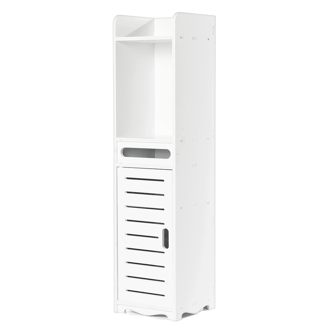 Bathroom Toilet Storage Cabinet Organizer Shelf Standing Rack Cupboard Holder