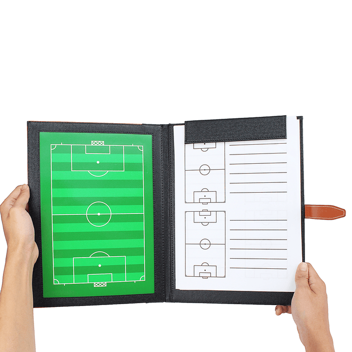 Magnetic Clipboard Football Tactic Board with Pen Coaches Training Guidance Tools Soccer Teaching Board Accessories