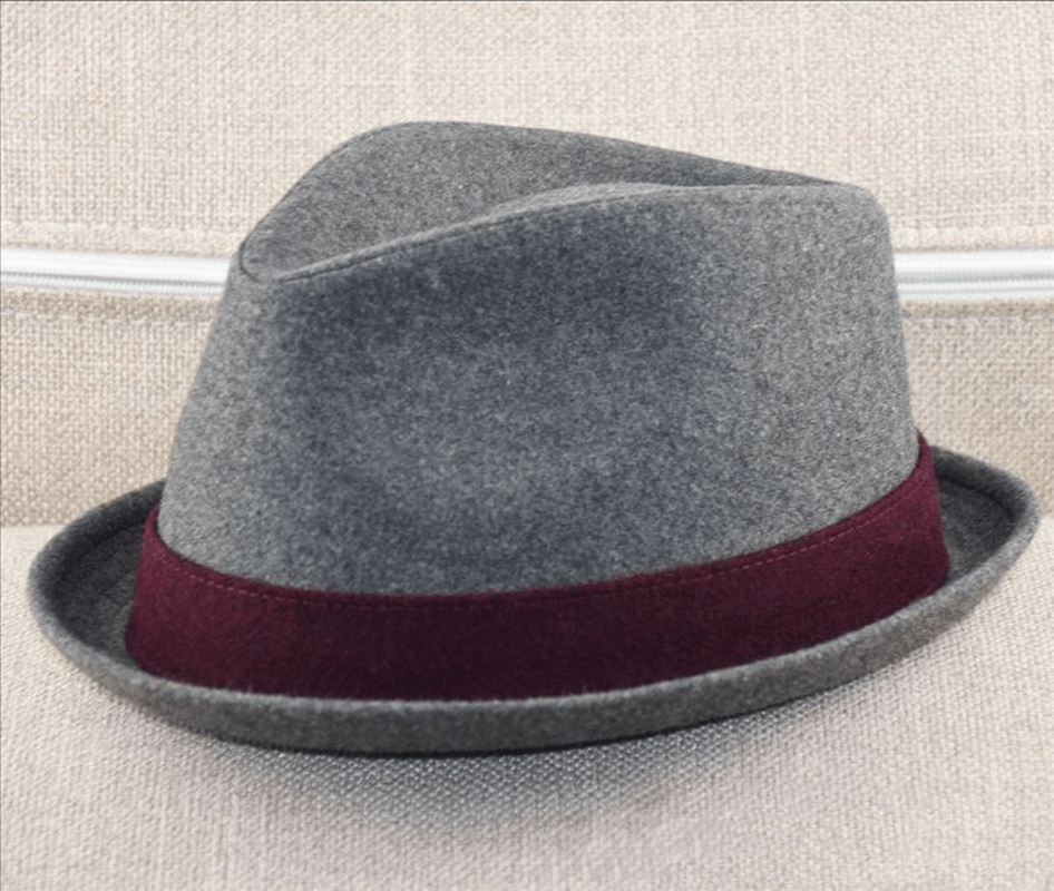 British Style Autumn and Winter Woolen Jazz Hat