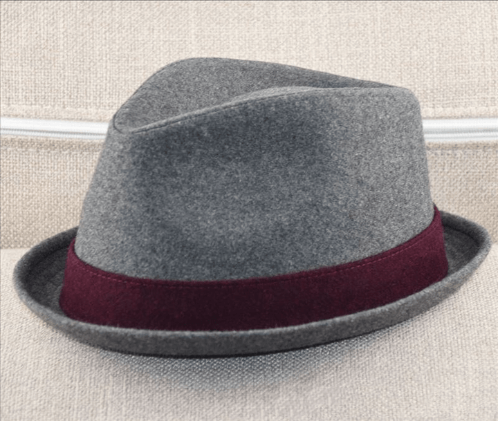 British Style Autumn and Winter Woolen Jazz Hat