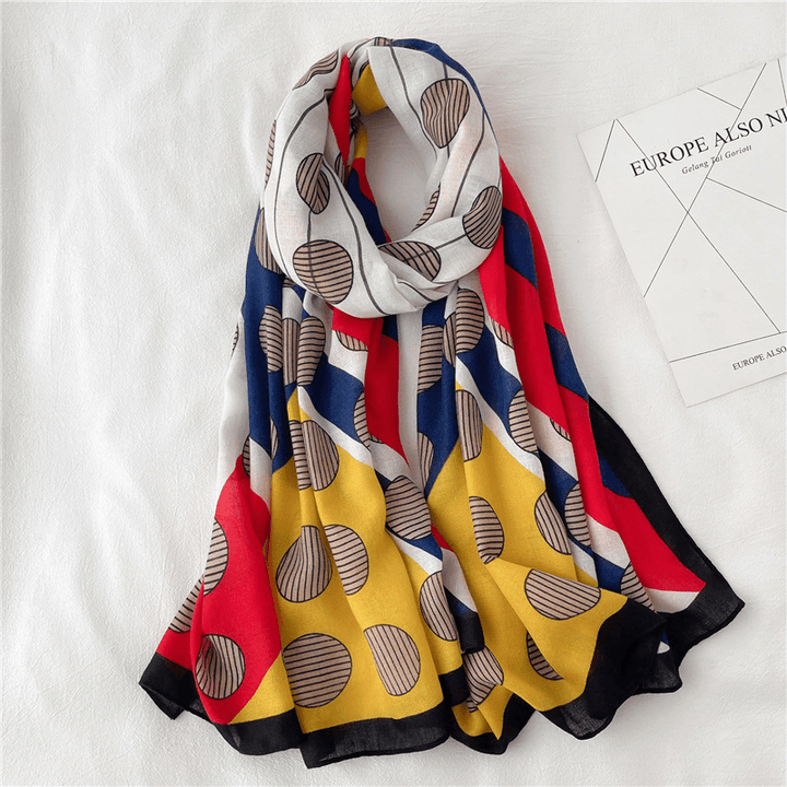 Fashion Scarf Women Cotton and Linen Shawl Europe and America