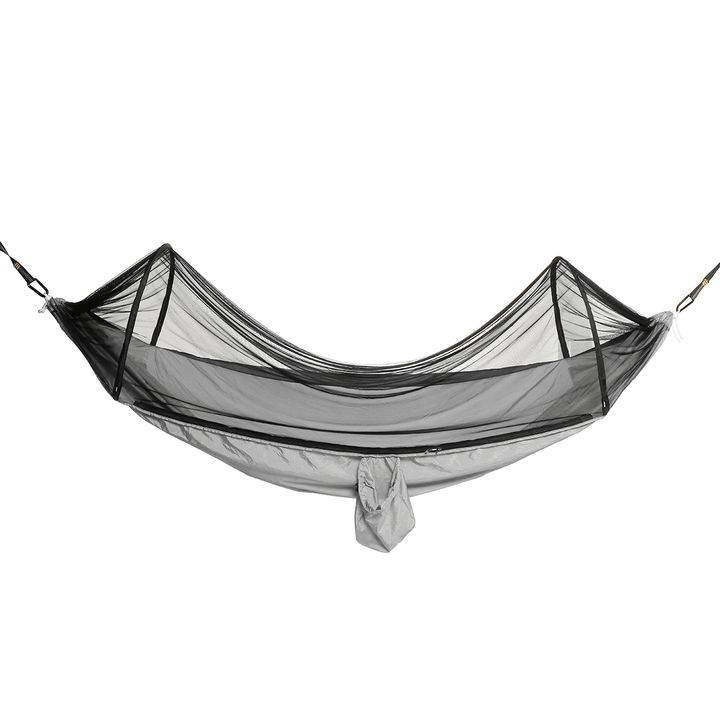 270*140Cm Automatic Quick Open Anti-Mosquito Hammock Mosquito Net Hammock Camping Outdoor with Tent Poles - MRSLM