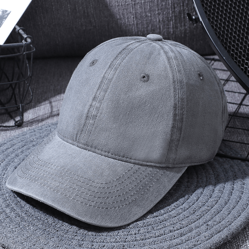 Washed Baseball Caps for Men and Women Outdoor Distressed Sun Hats Simple Caps