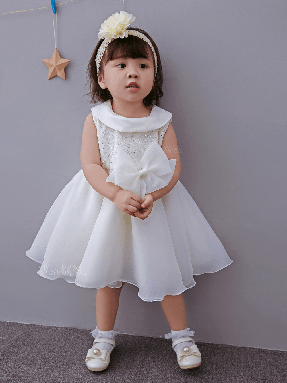 2021 Summer Baby Dress Dress, Full Moon, 100 Year Old Wedding Dress, Wash Dress, Baby Princess Skirt