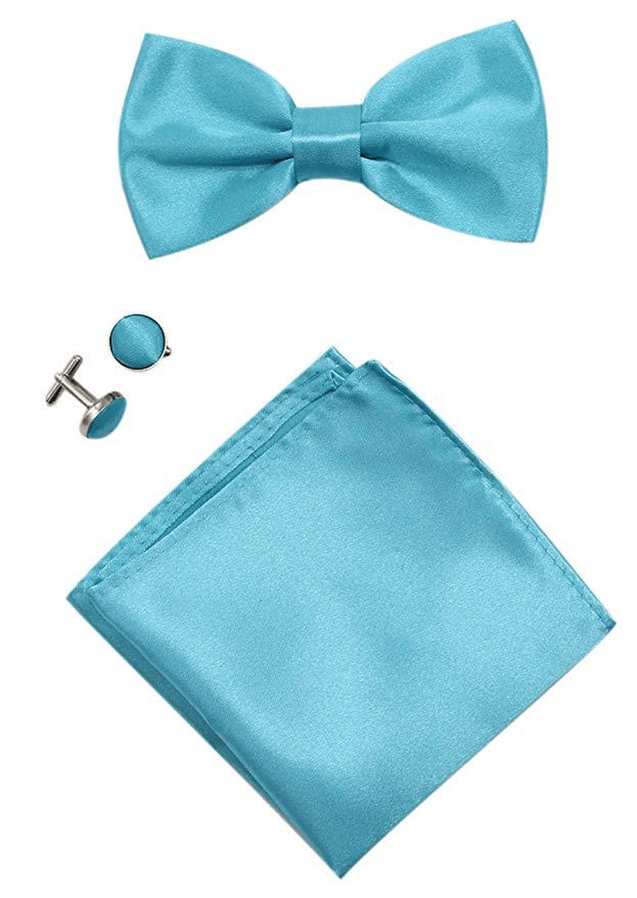 Men'S Scarf and Bow Tie Three-Piece Suit