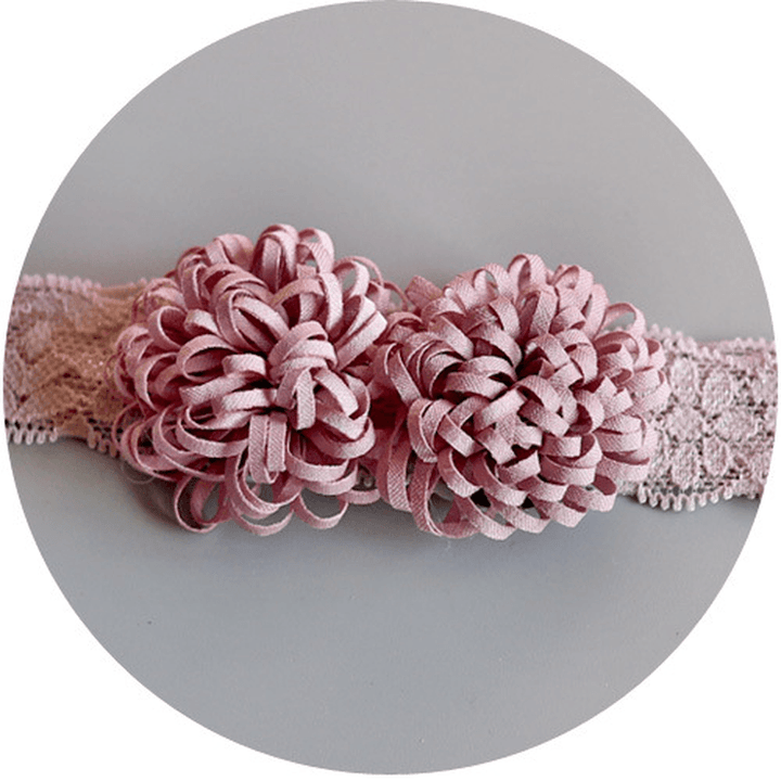 Baby Hair with Double Lace Flowers - MRSLM