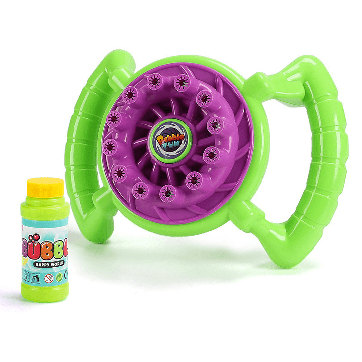 Electric Steering Wheel Bubble Machine