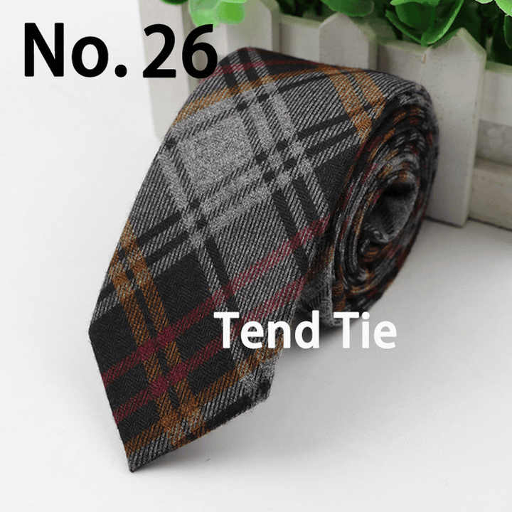 Men'S Tie New Ultra-Narrow Wool Elegant Atmosphere