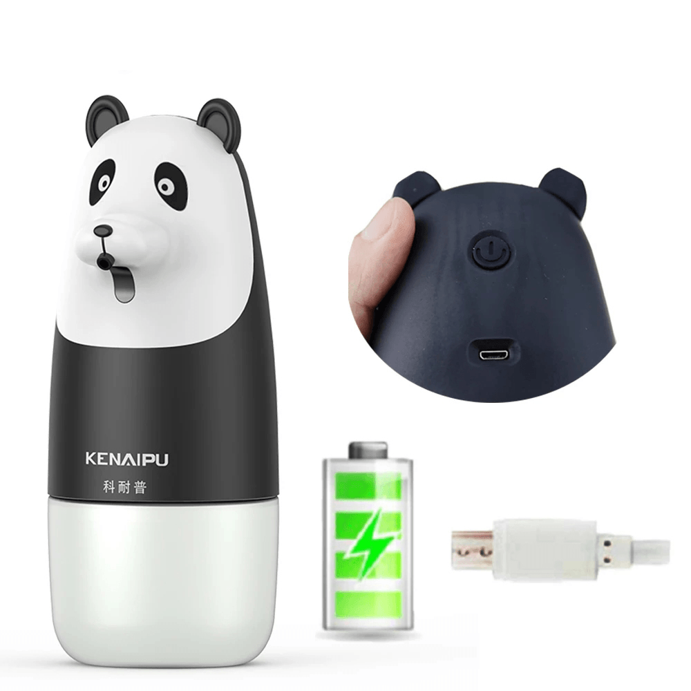 Automatic Foam Soap Dispenser Cartoon Induction Liquid Hand Washing Machine USB Charge Intelligent Foam Hand Washing Tool