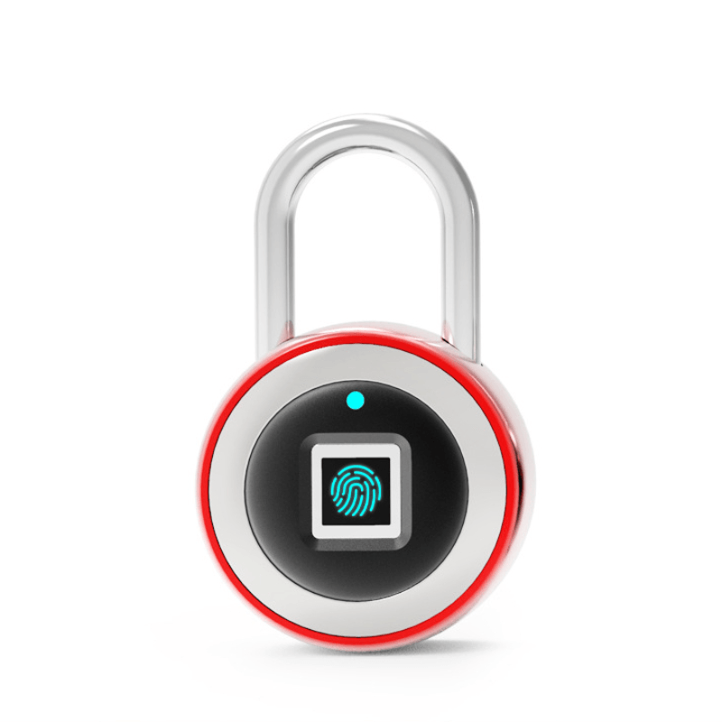 Smart Fingerprint Door Lock Padlock USB Charging Waterproof anti Theft APP Bluetooth Remote Keyless for Cabinet Luggage Dormitory 0.5 Second Unlock