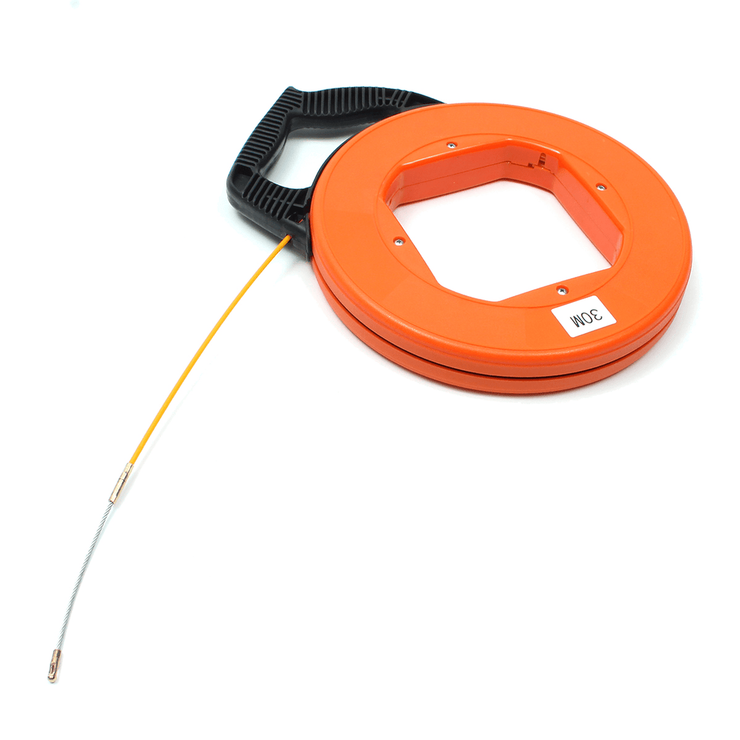 30M Fiberglass Fish Tape for Pulling Wire and Cable