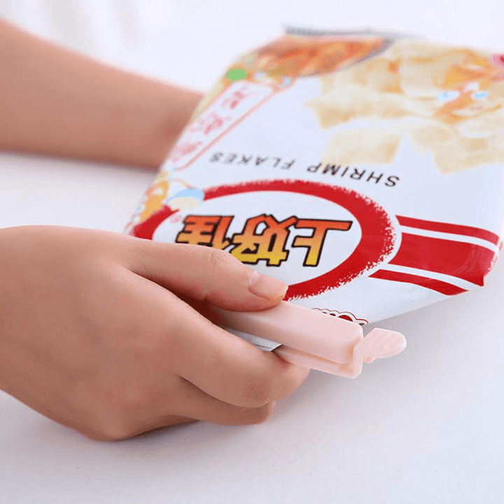 5 PCS Portable New Kitchen Storage Food Snack Seal Sealing Bag Clips Sealer Clamp Plastic Tool Kitchen Accessories Bag Clips