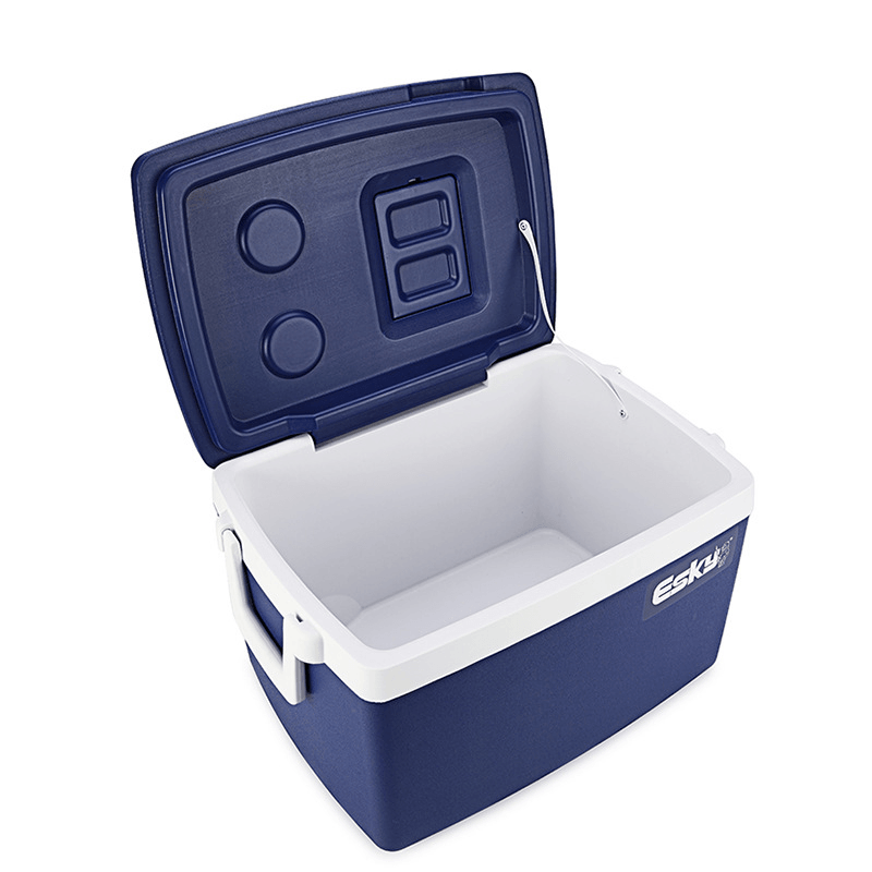 ESKY 50L Large Capacity Outdoor Food Preservation Box Portable Cooler Box for Fishing Camping Travel Picnic