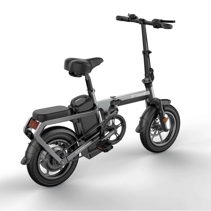 [US DIRECT] ENGWE X5 10Ah 48V 240W 14In Chainless Folding Electric Bike with Removable Battery 30Km/H Top Speed E Bike