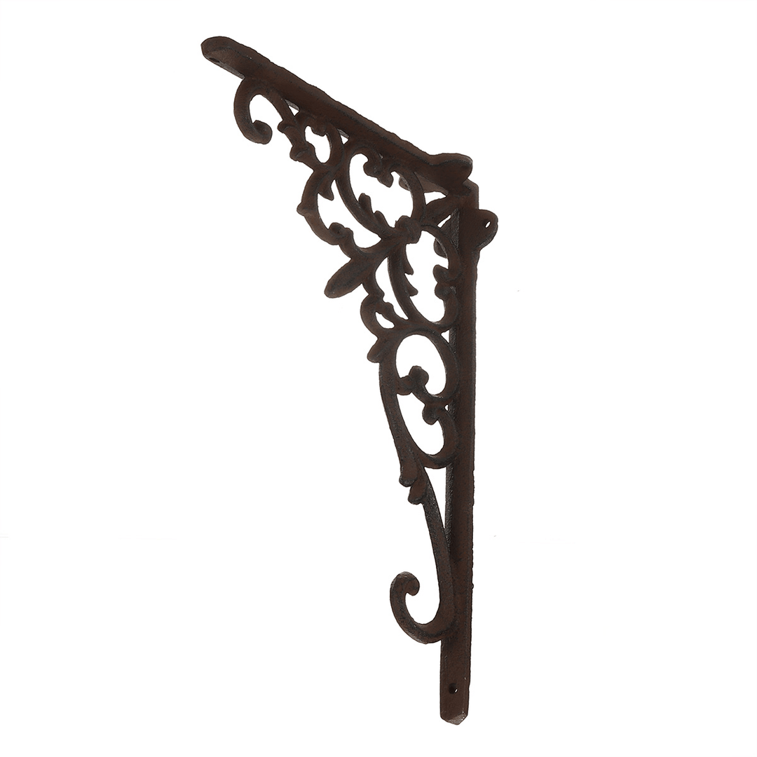 Retro Industrial Cast Iron Shelf Bracket Wall Mounted Shelf Supporter Garden