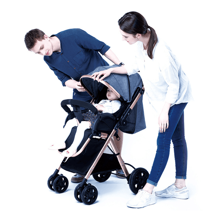 Folding Lightweight Baby Stroller Cart Sit Lie Two-Way Kids Stroller Car Travel Pushchair