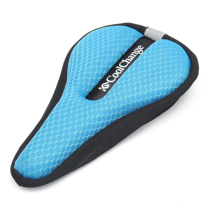 BIKIGHT Bike Saddle Pad Cushion Silicone Gel Bike Seat Cover Case Soft Pad Breathable