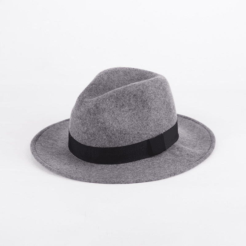 Woolen Men'S Felt Hat British Style Jazz Hat