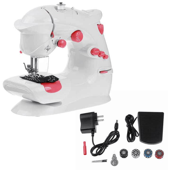 Portable Electric Sewing Machine Multipurpose Household 7 Stitched Pattern - MRSLM