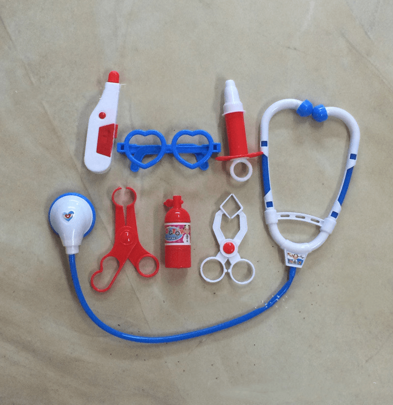 Children'S Play House Toy Imitated Doctor Toy Baby Injection Stethoscope