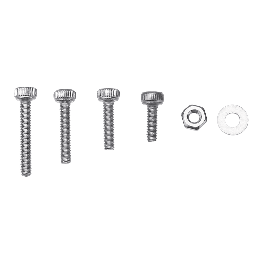 Suleve‚Ñ¢ M2SH1 240Pcs M2 Hex Socket Cap Head Screw 304 Stainless Steel Washer Nut Assortment