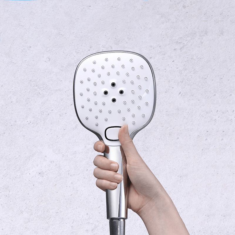 HIGOLD Bathroom Handheld Showerhead 3 Shower Mode Adjustable G¬Ω Connector Shower Head with Anti-Blocking Hole