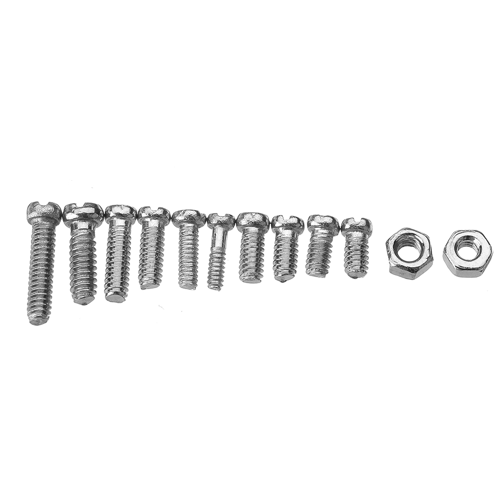 Suleve‚Ñ¢ MXSS7 600Pcs Stainless Steel M1/1.2/1.4/1.6 Small Screws Nut for Watches Clocks Mobile 2-4Mm