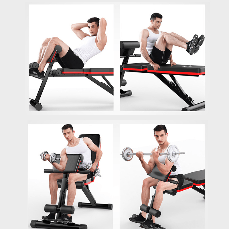 5-In-1 Adjustable Bench Dumbbell Stool Abdominal Training Exercise Bench Fitness Home