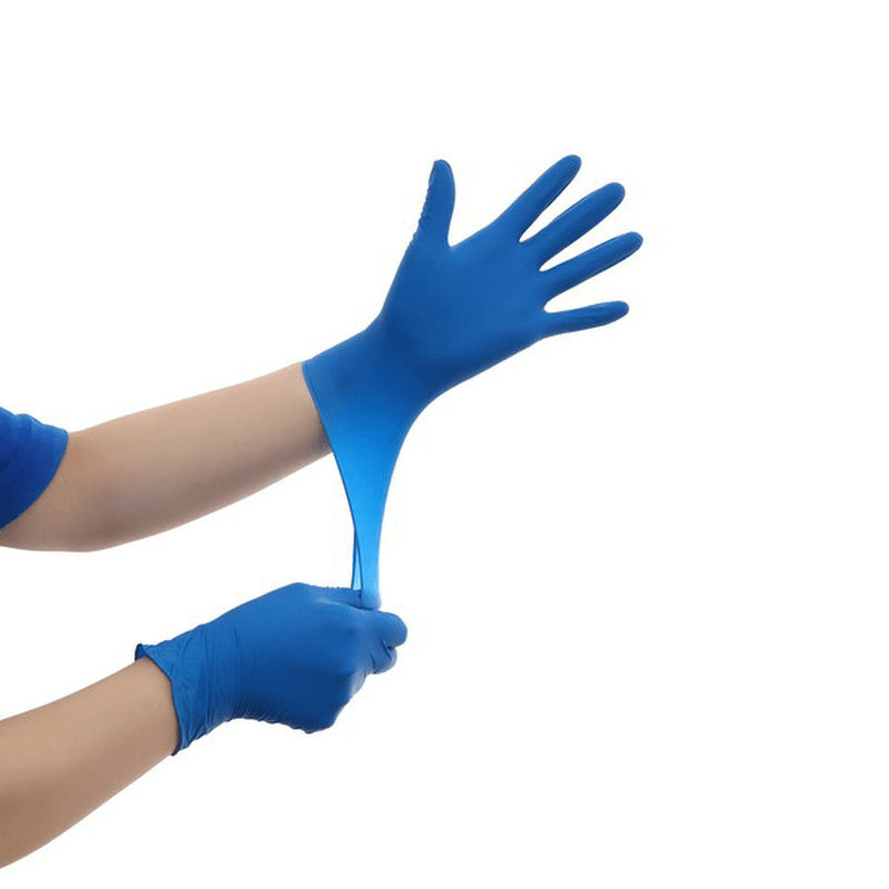 Ipree¬Æ 100 Pcs Nitrile Disposable Gloves Powder Free Rubber Latex Free Sterile Gloves for Picnic Food Hygiene House Cleaning - MRSLM