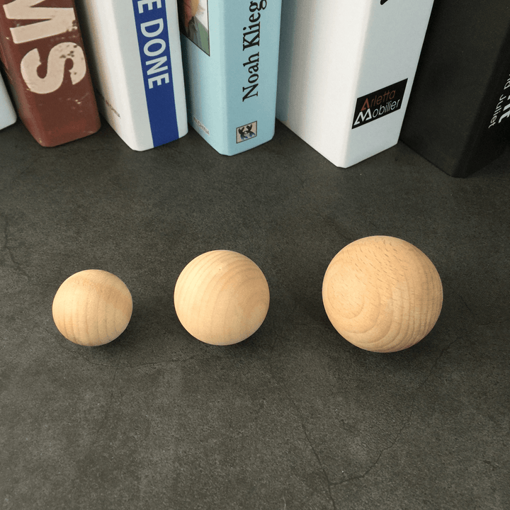 Solid Wood Color Wooden Ball