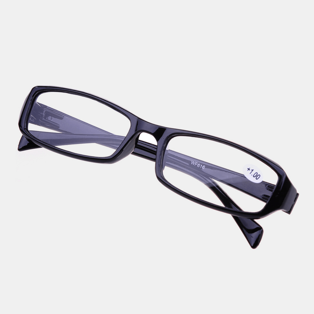 Unisex Full Frame Resin Len Reading Glasses Portable Comfy High-Definition Presbyopia Glasses