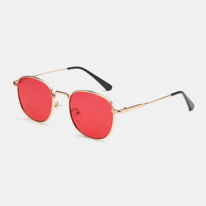 Unisex Retro Small Metal Square Frame Outdoor UV Protection Fashion Sunglasses