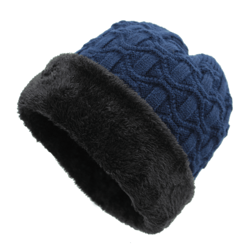 Knitted Hat and Woolen Cap Winter