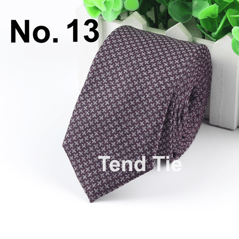 Men'S Tie New Ultra-Narrow Wool Elegant Atmosphere