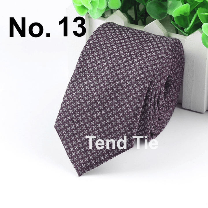 Men'S Tie New Ultra-Narrow Wool Elegant Atmosphere