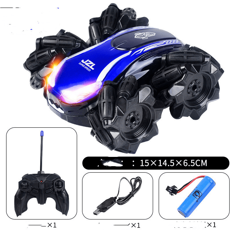 Children'S Remote Control Tumbling Stunt Car