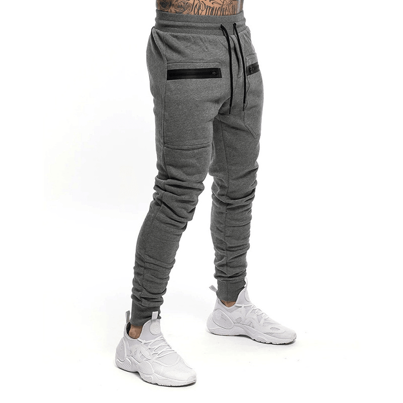 Drawstring Elastic Fashion Casual Sports Trousers