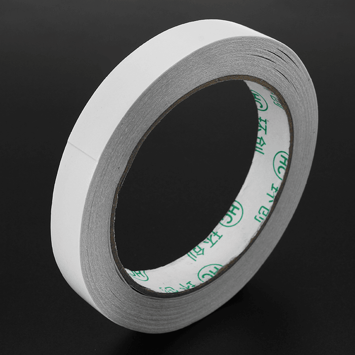 5Pcs 1.5Cmx20M Double Sided Tape Roll Strong Adhesive Sticky DIY Crafts Office Supplies