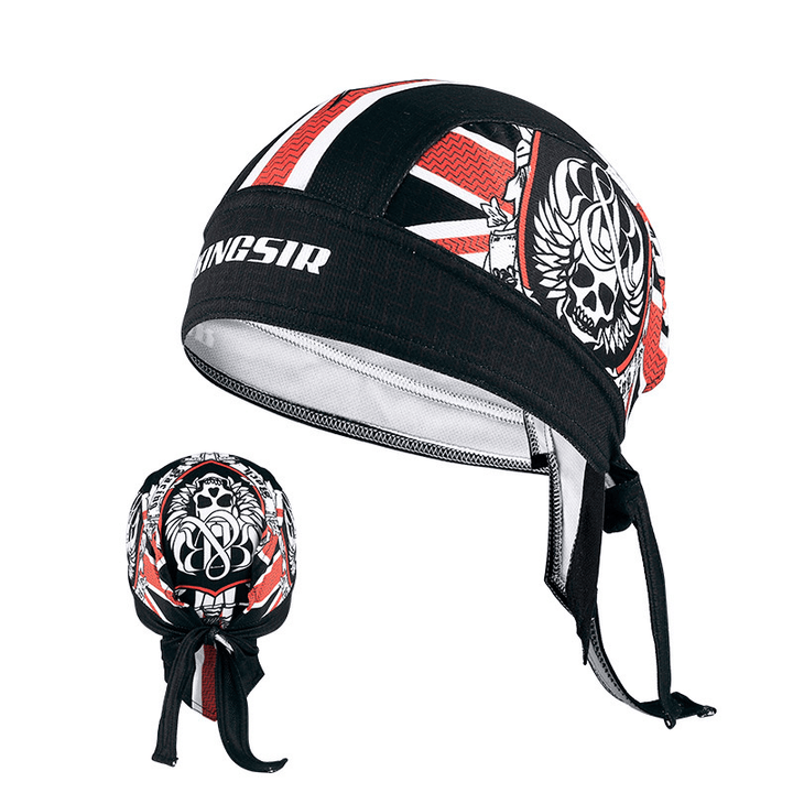 Wicking Printting Cycling Headband Running Beanies Hat