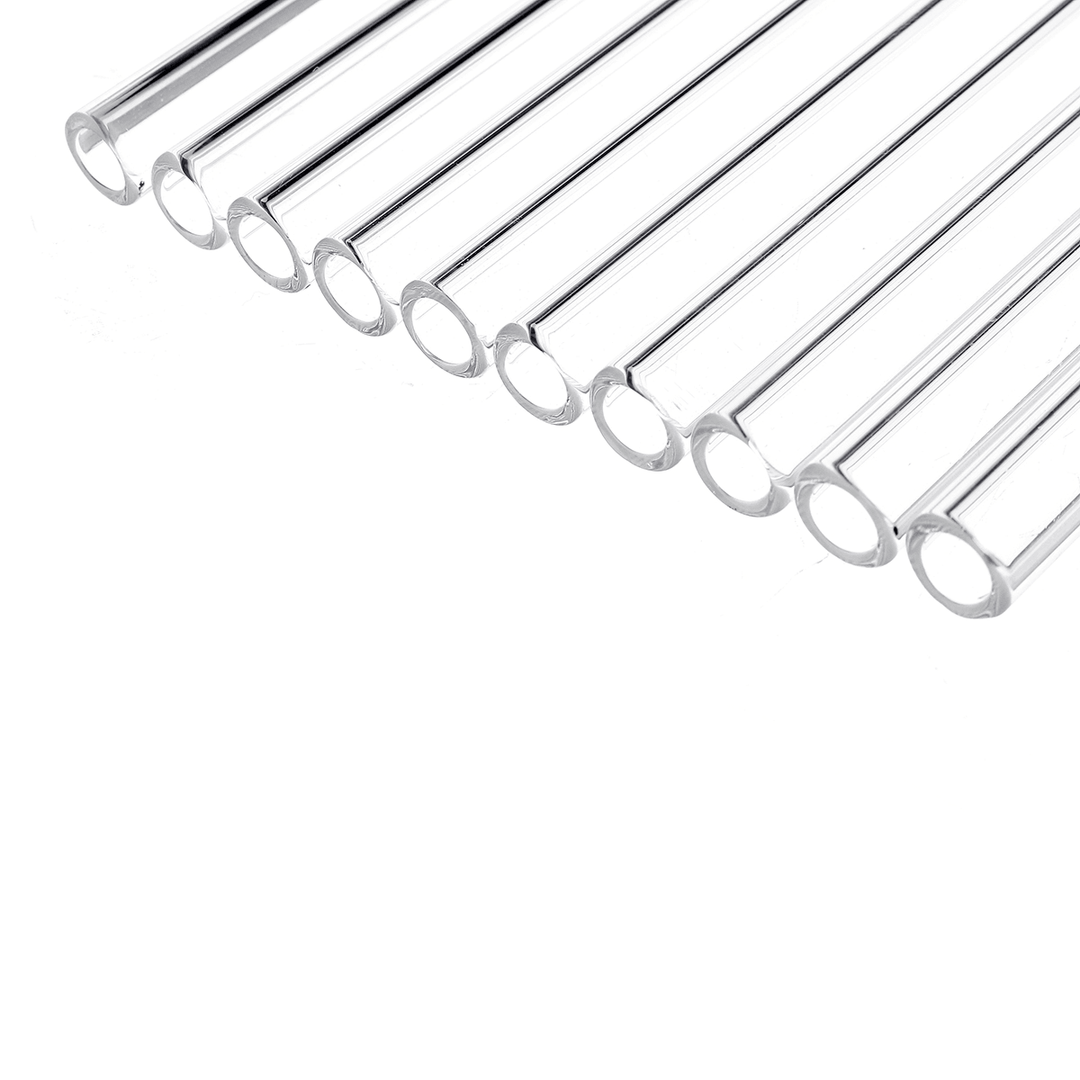 10Pcs 200Mm OD 7Mm 1.5Mm Thick Wall Borosilicate Glass Blowing Tube